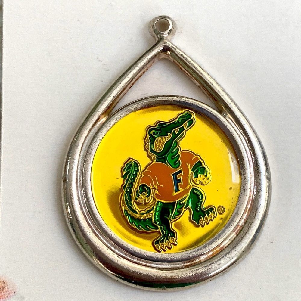 .999 Gator UF Sterling Silver Pendant